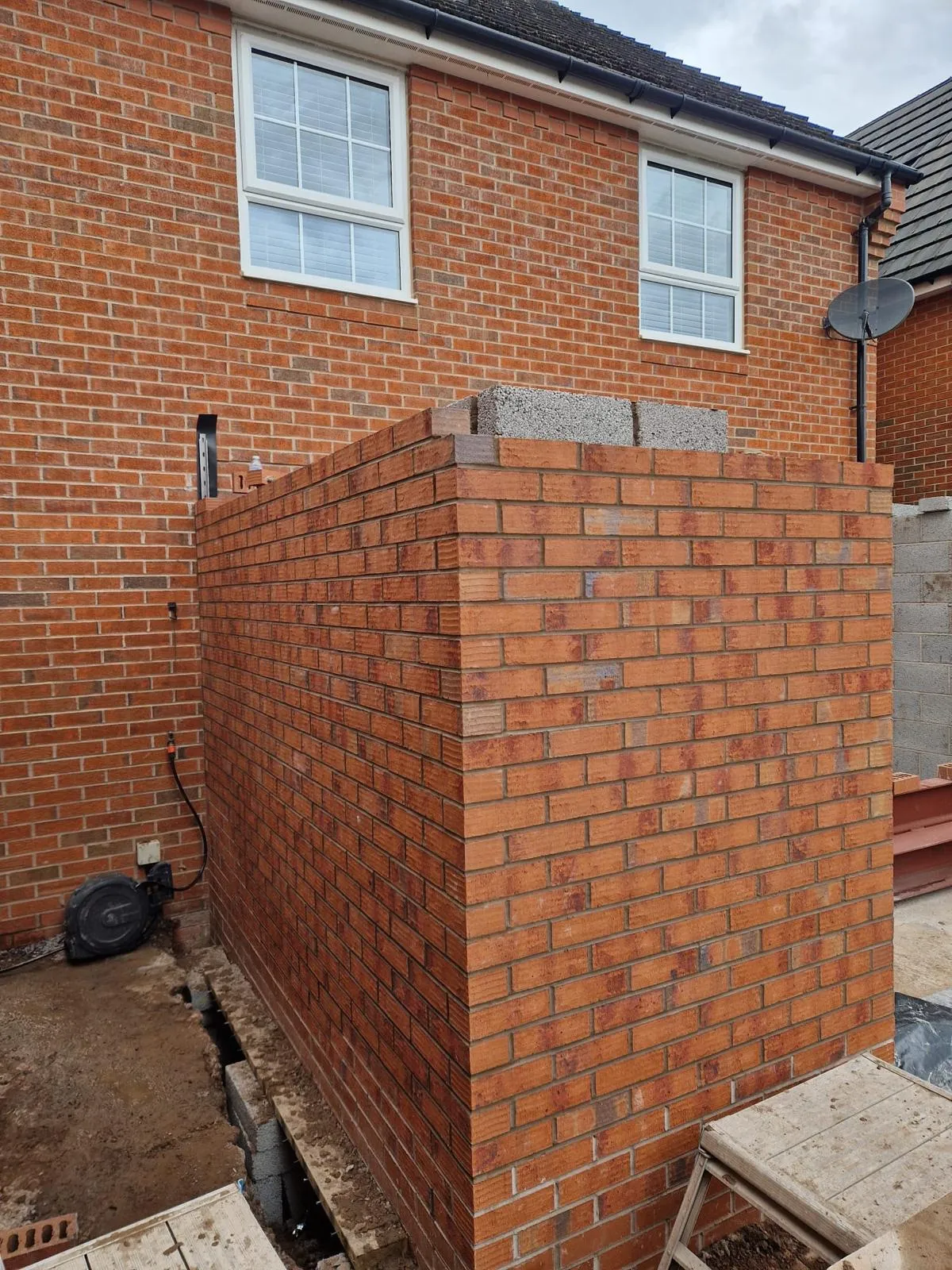 house with bricks