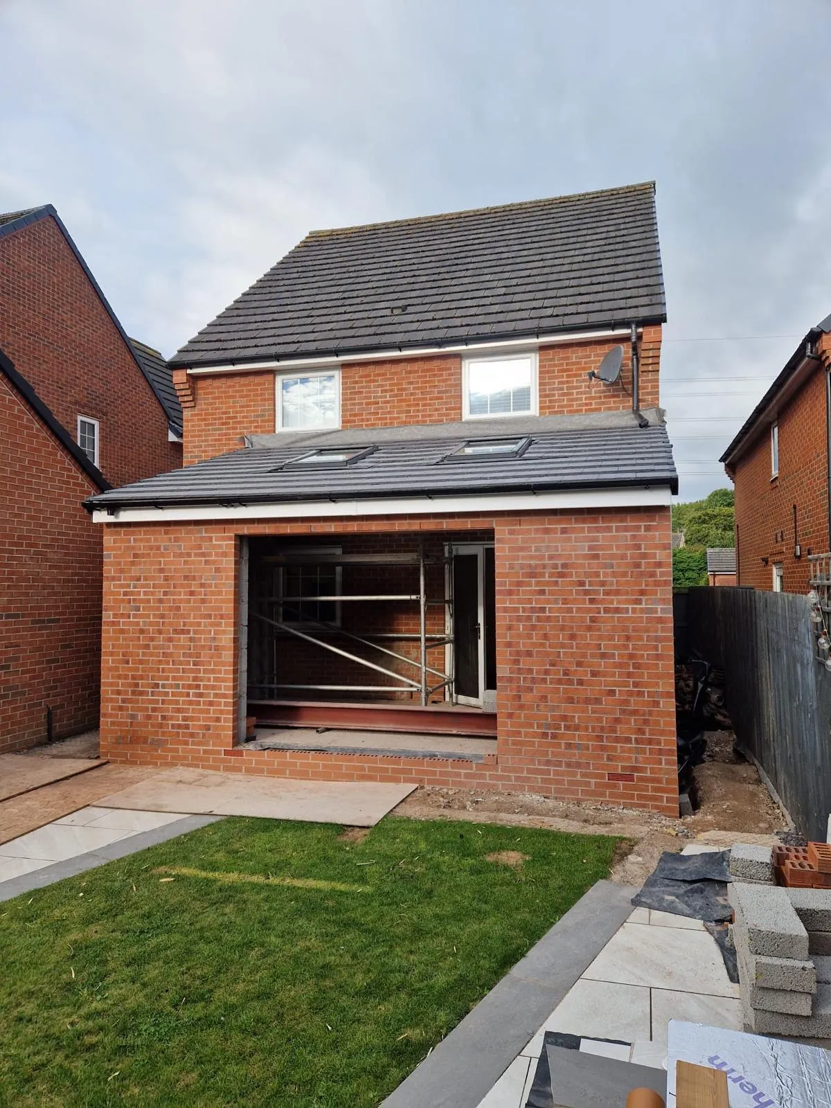 extension in garden