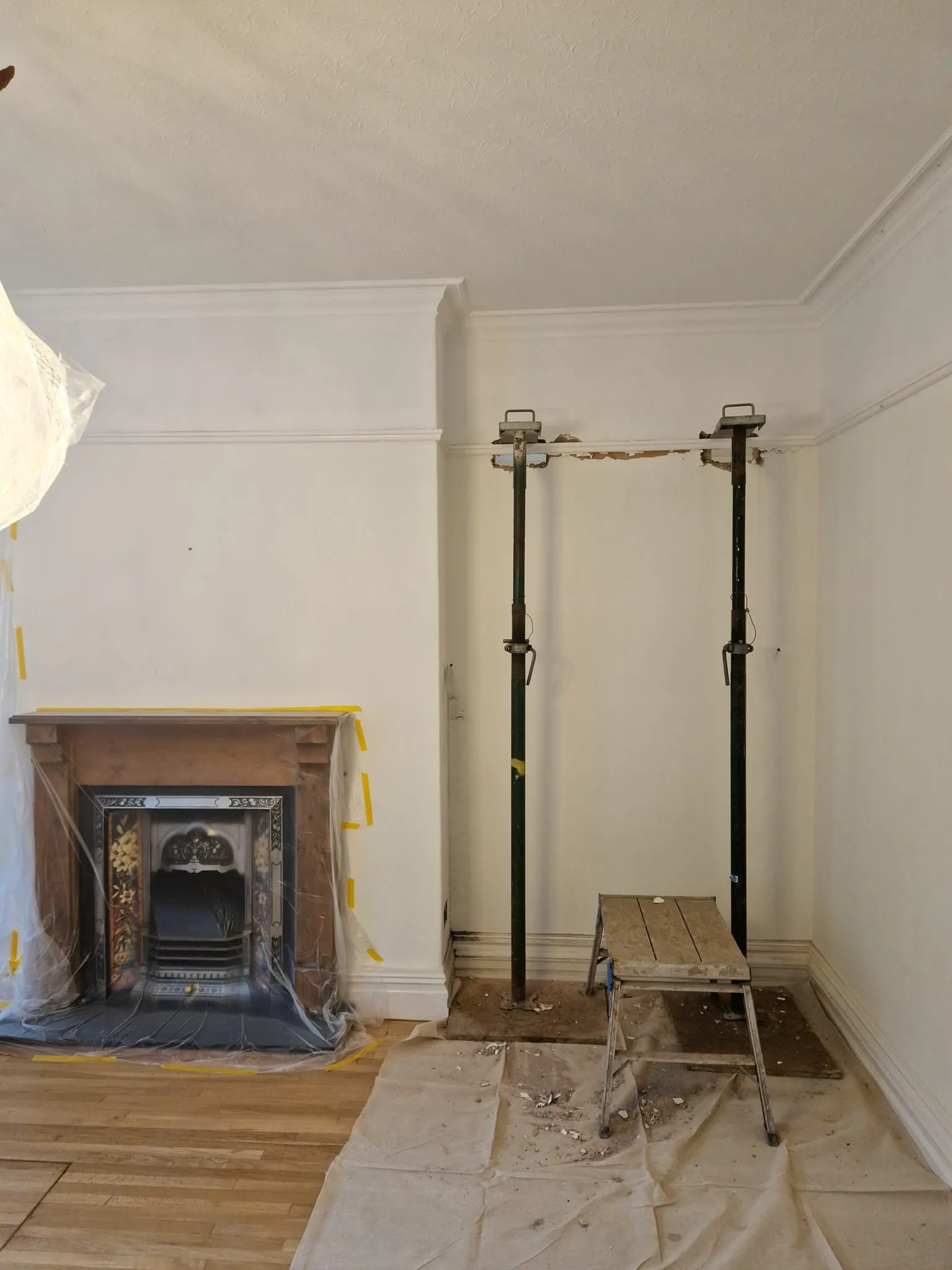new door before breaking wall